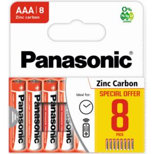 Panasonic Aaa Zinc Carbon Batteries