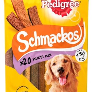 Pedigree Schmackos Multi Mix X 20 Dog Treats 144 G