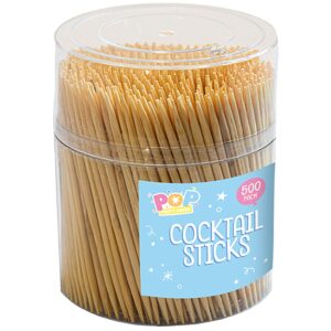Pop Party Wooden Cocktail Sticks