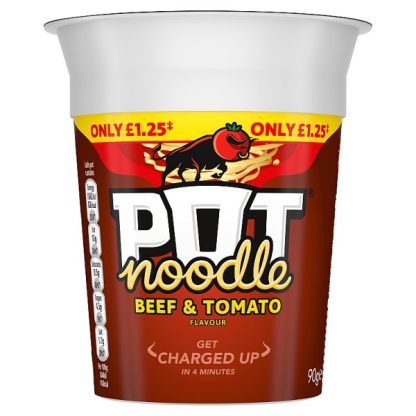 Pot Noodle Beef Tomato Flavour 90 G Case Of 12