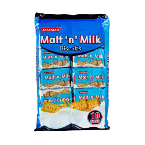 Pran Bisk Bakemate Biscuits Malt And Milk 35 G X 10 S