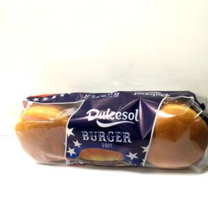 Qsmarketing Dulcesol Burger Bun Plain 300 G