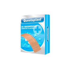 Questaplast Assorted Washproof Plasters 50 Pack