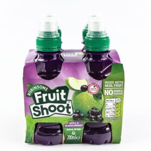 Robinson S Fruit Shoot Apple Blackcurrant 4 X 200 Ml