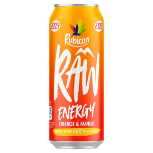 Rubicon Raw Energy Orange Mango 500 Ml
