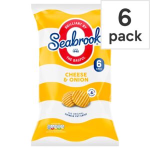Seabrook Cut Cheese Onion Crisps