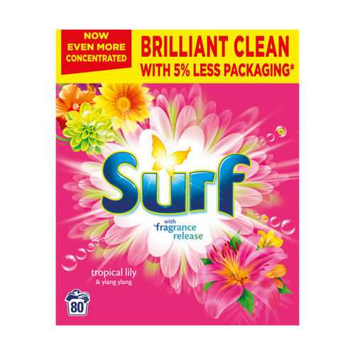 Surf Tropical Lily Laundry Washing Powder 80 Washes 4 Kg
