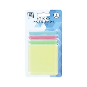 The Box Self Adhesive 40 Sheet Square Notepads