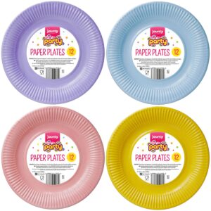 Time To Party 23 Cm Round Disposable Paper Plates