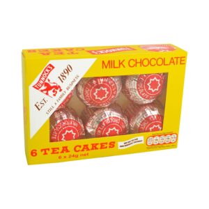 Tunnocks Milk Chocolate 6 Tea Cakes 6 X 24 G