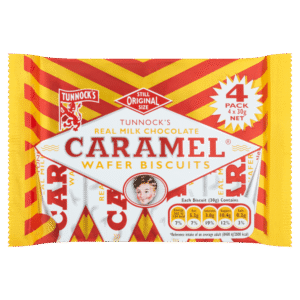 Tunnocks Real Milk Chocolate Caramel Wafer Biscuits