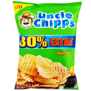 Uncle Chipps Spicy Treat Potato Chips 55 G