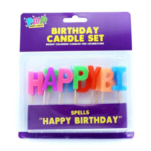 Unibos Happy Birthday Candle Set