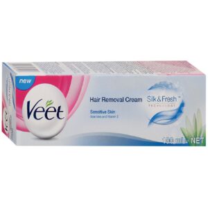 Veet Hair Removal Cream Silk Fresh Sensitive Skin 100 Ml