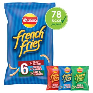 Walkers French Fries Variety Multipack Crisps 6 X 18 G